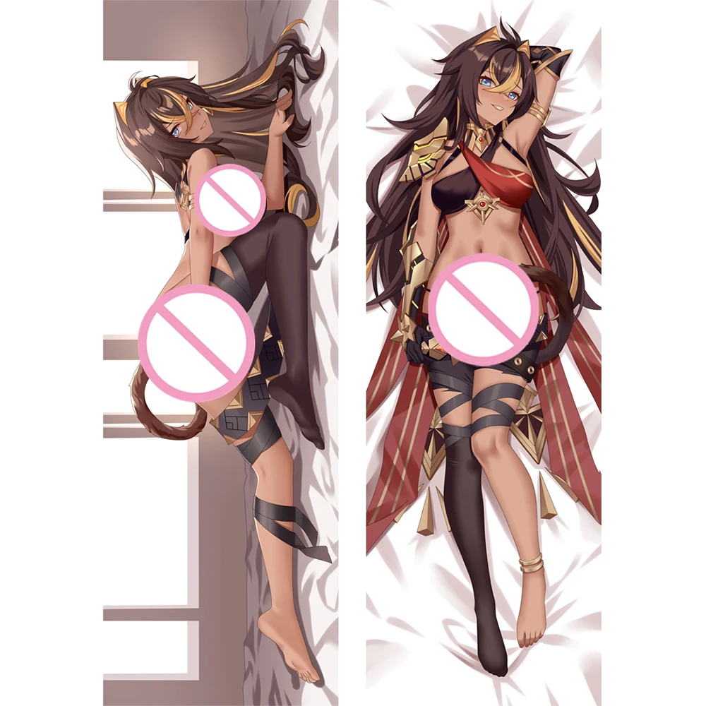 

2023 Game Genshin Impact Dehya Dakimakura Hugging Body Pillowcases Double Sides Printed Pillow Cover 100/120/150/160/170/180CM