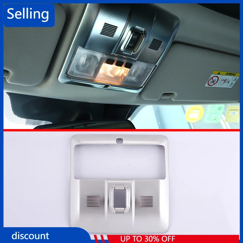 

For Land Rover Discovery 4 2010-2015 Chrome Car Accessories Front Reading Light Frame Trim Car Sticker Car Styling 1 Pcs fast