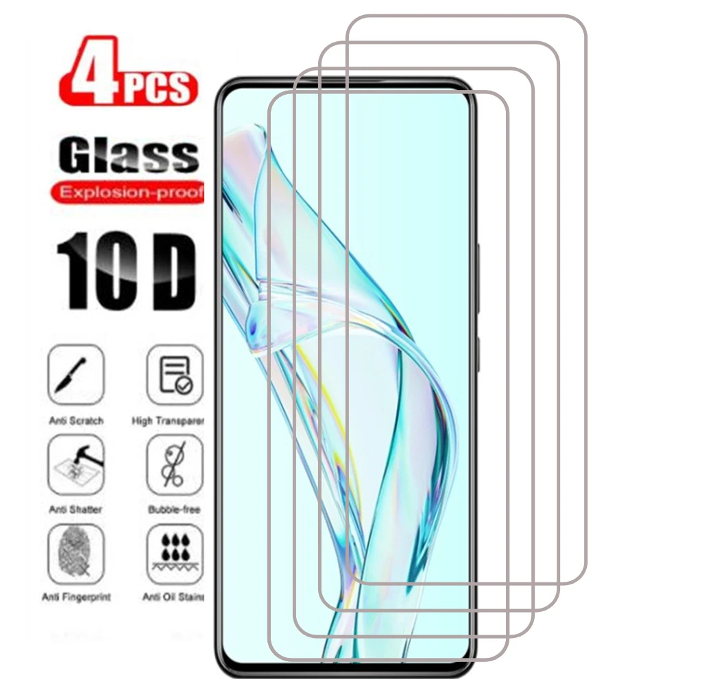 Защитное стекло для ZTE Axon 30 11 SE 5G 20 4G Nubia Red Magic 6 Pro 6R 5S, 3, 3S Play, закаленное, 4 шт.