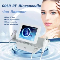 2 in 1 rf fractional microneedle machine with cold hammer rf radio frequency skin tightening acne scars stretch marks removal