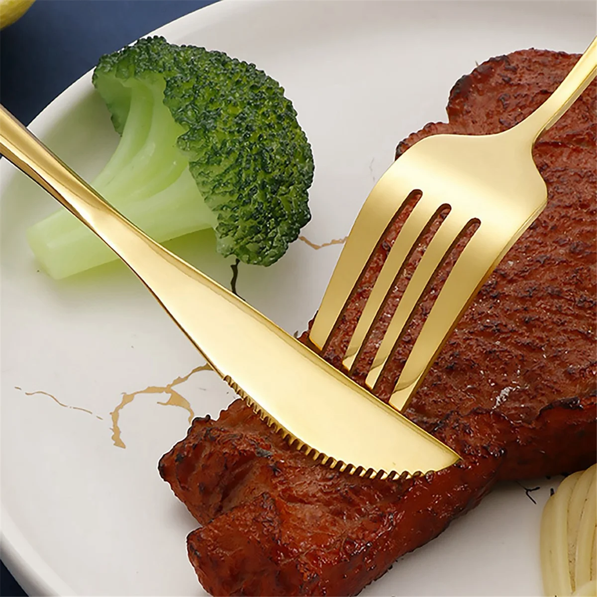 24 шт. вилка-ложка из нержавеющей стали