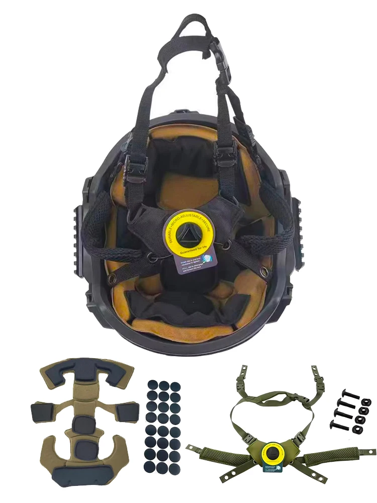 Система подвески для тактического шлема губчатая накладка фиксированная