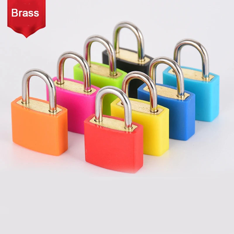 

Small Mini Strong Steel Padlock Travel Suitcase Diary Lock Luggage Anti-Theft Security Padlocks 2 Keys Блокировка Dropshipping
