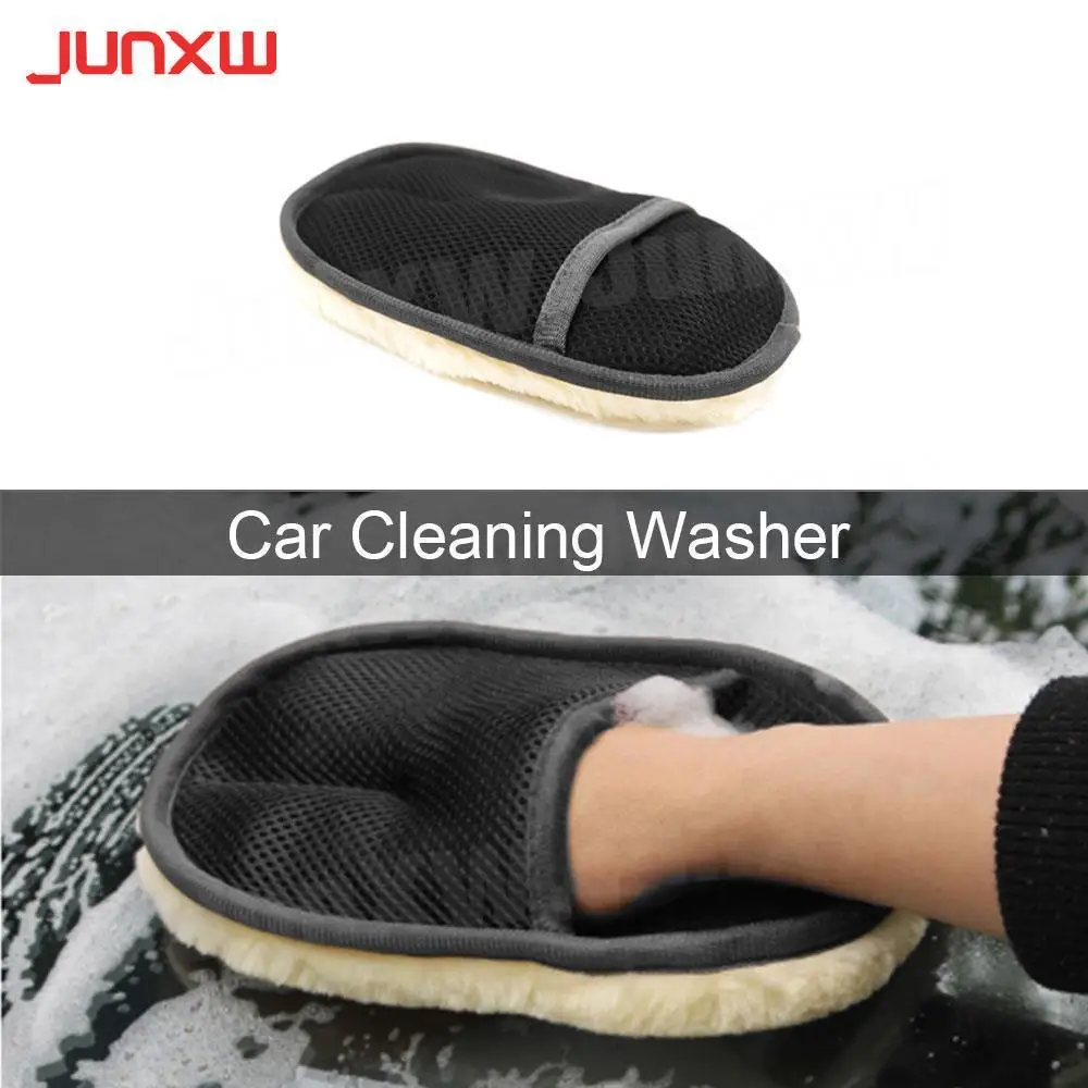

15*23cm Car Bumper Cleaning Washer Car Styling Wool Soft Car Washing Gloves Cleaning Brush Motorcycle Washer Care Products