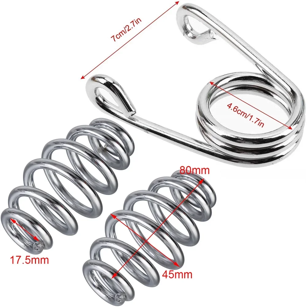 Универсальный заклепка из искусственной кожи для мотоцикла соло пружины сиденья