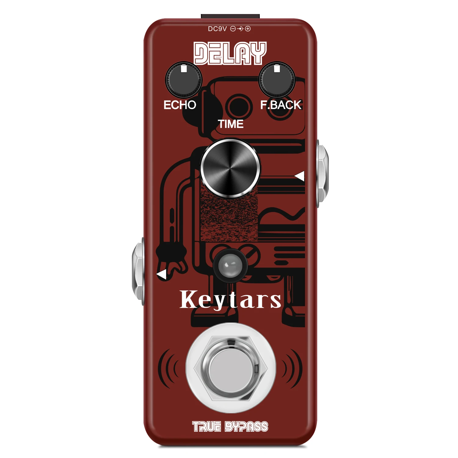 

Keytars Guitar Delay Analog Pedal Vintage for Electric Guitar Echo Pedals Mini Size True Bypass LEF-314