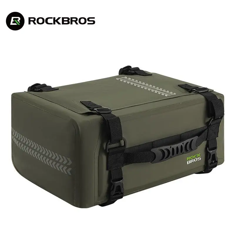 

ROCKBROS Bicycle Bag Rear Carrier Trunk Waterproof 30L Large Capacity Cargo Bag Multifunctional Motorcycle Bag Bike Accessories