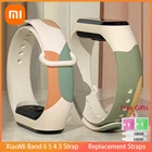 Ремешок Xiaomi для Mi Band 6 5 4 3, спортивный браслет для смарт-часов, силиконовый ремешок на запястье, сменные ремешки для Mi Band 6, ремешок для часов