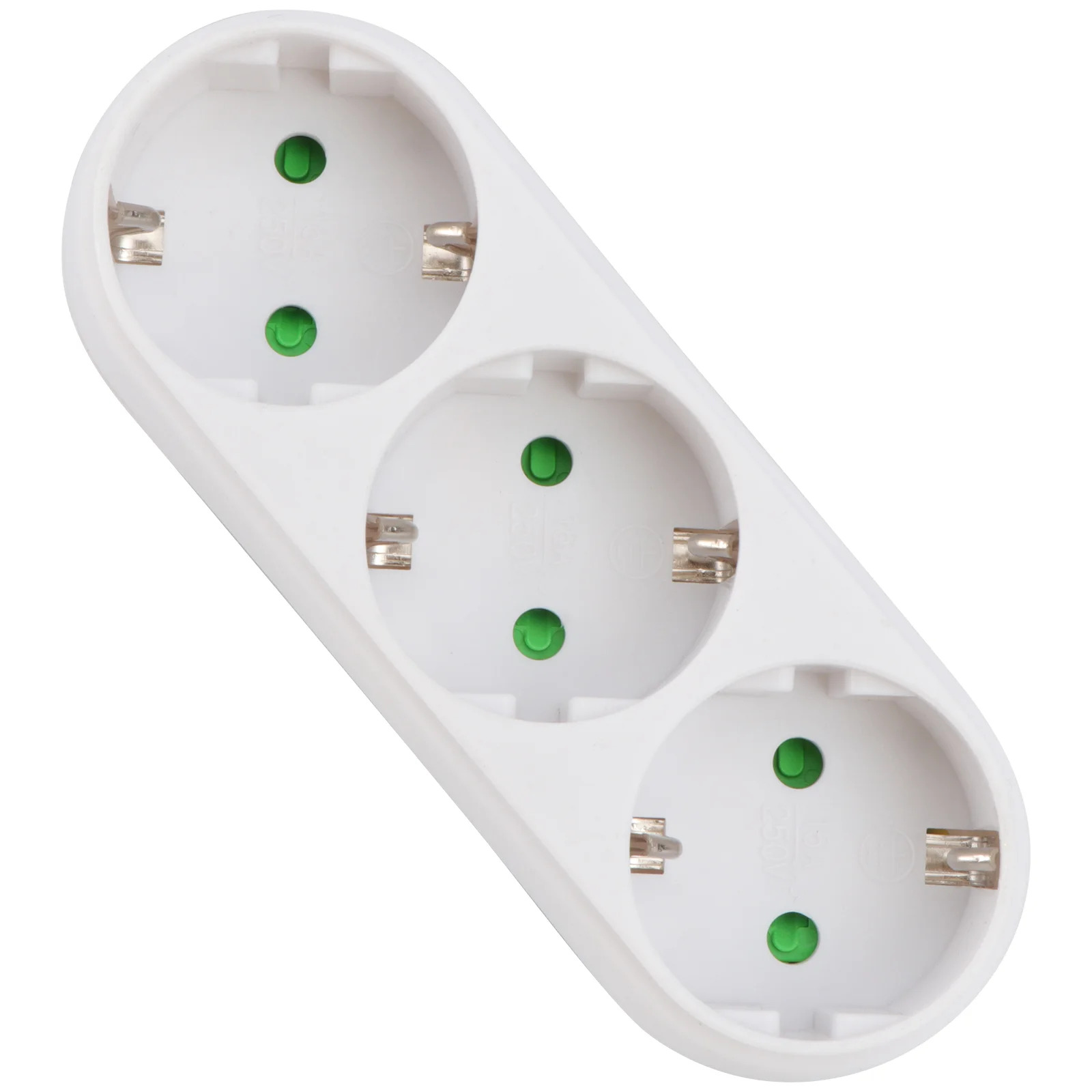 

1Pc Socket Panel Wall Plate Socket Panel Triple Socket Wall Panel Wall Socket Fireproof Socket Panel
