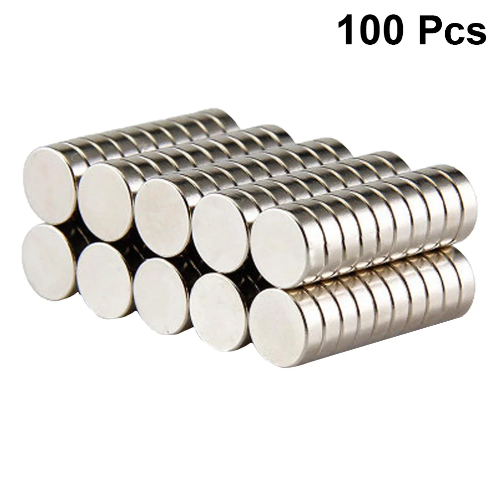 

100 PCS White Boards Strong Magnet Magnets Crafts Fridge Whiteboard Refrigerator