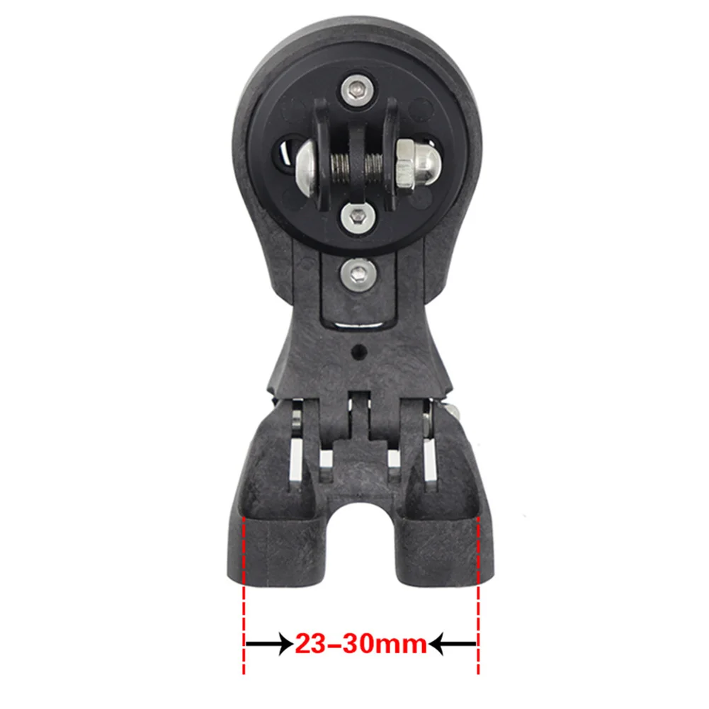 

Durable Bike Handlebar Mount Tools Black Carbon Fiber Hot Sale New Sturdy Useful Adjustable For Bike Computers