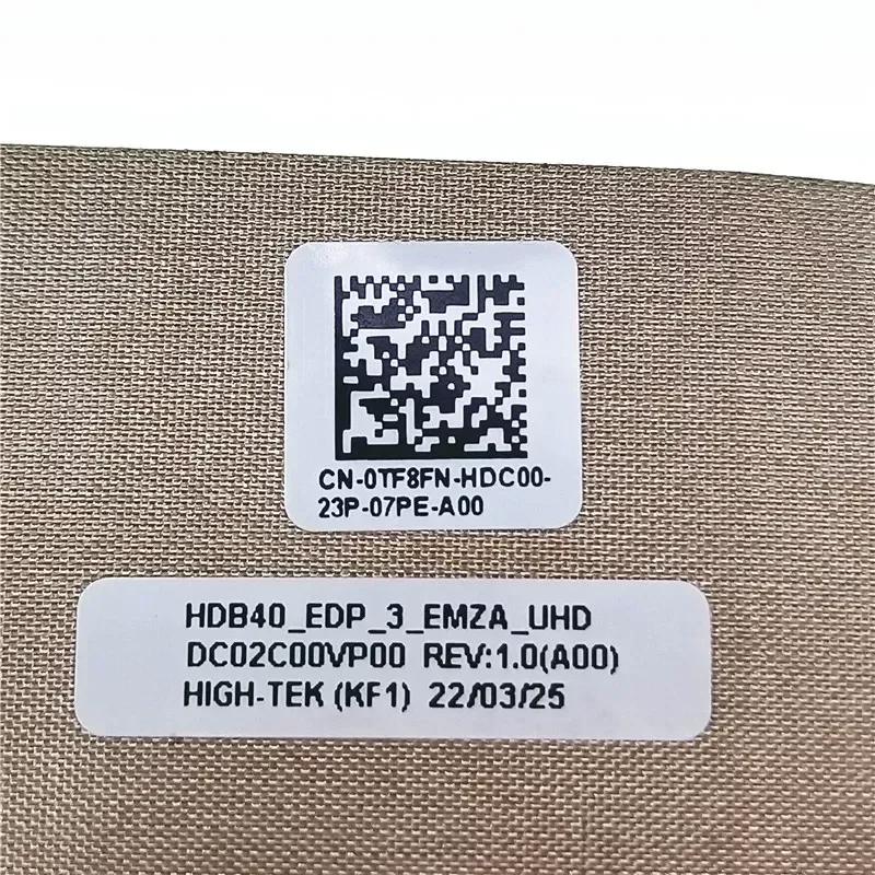 Фото для Dell Latitude 7430 E7430 кабель экрана HDB40 EDP 3 EMZA UHD 4K LCD TF8FN 0TF8FN DC02C00VP00 №2