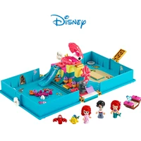 disney ariels the little mermaid story book building block princess bricks toy friends kid diy girl birthday gift set