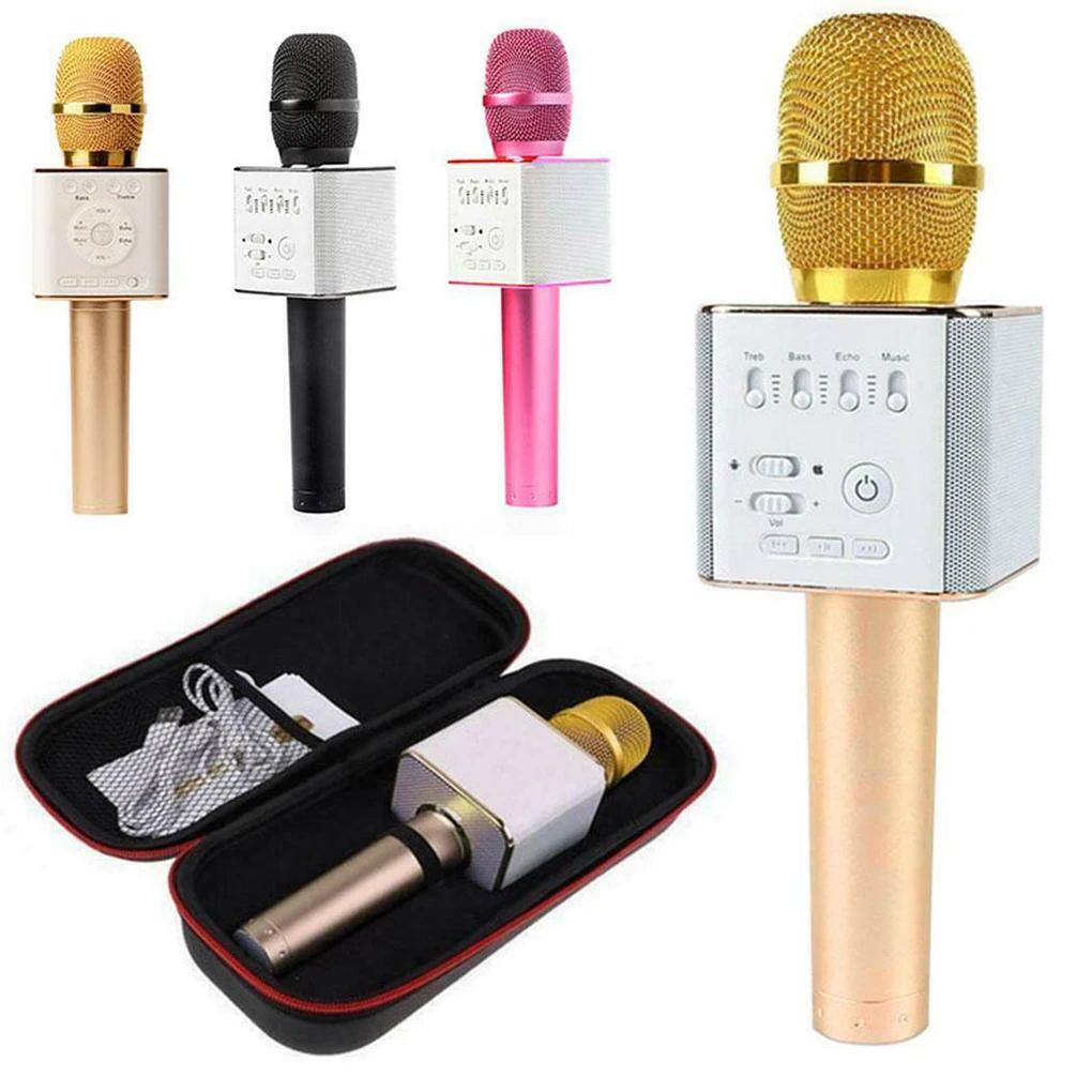 

Q9 Wireless Microphone Portable Handheld Cellphone Karaoke Player Universal Bluetooth Mobile Phone Mic