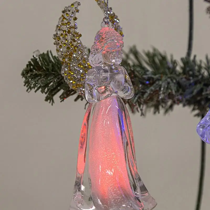 Долговечная подвесная подвеска в виде ангела с крыльями 3D украшение красочная