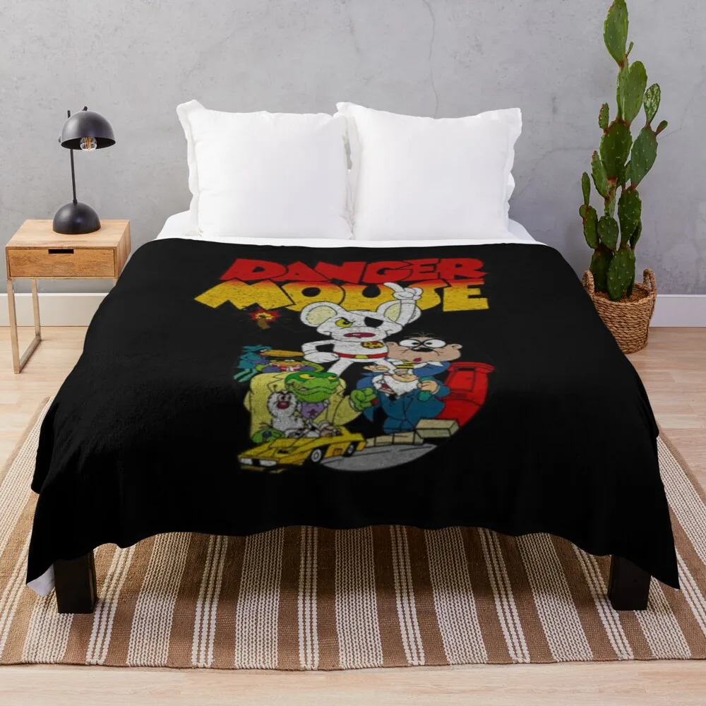 

Danger Mouse - Vintage Throw Blanket Luxury Designer Blanket Blankets For Sofa
