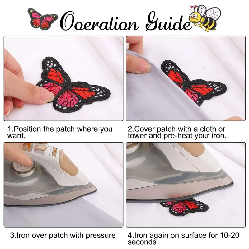 Крылатое крестовое перо с наклейками на одежду "Cross Angel Wing".