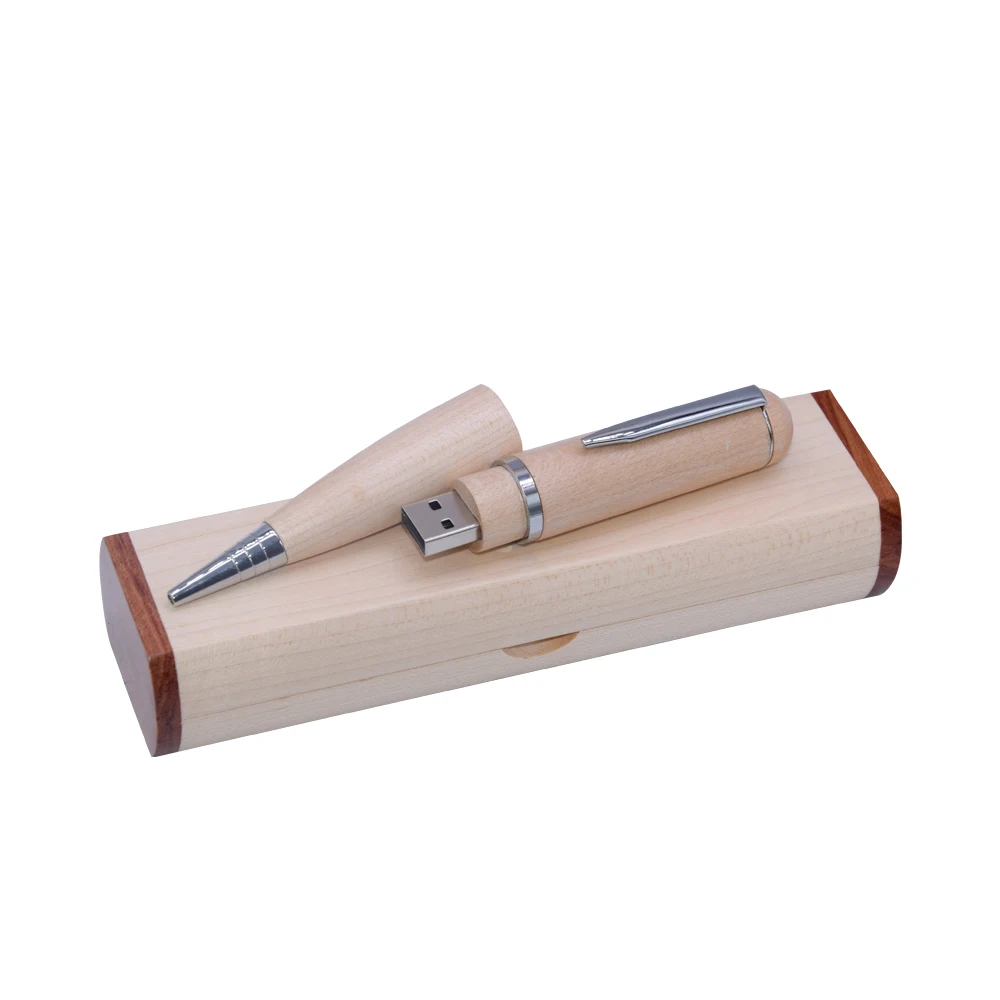 

Creative wood pen Usb Flash Drive2.0 real capacity pen drive high quality wood memoria stick usb disk custom logo birthday gift