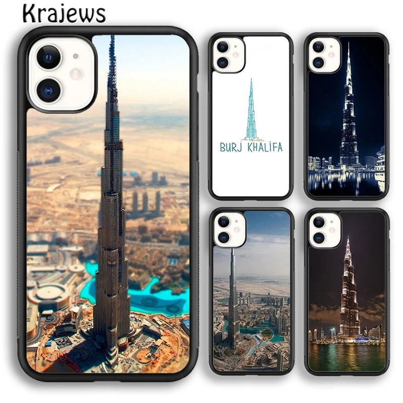 Чехол для телефона krajew Burj Khalifa с изображением башни Дубаи iPhone 15 SE2020 14 6 7 8 plus XS XR 11 12
