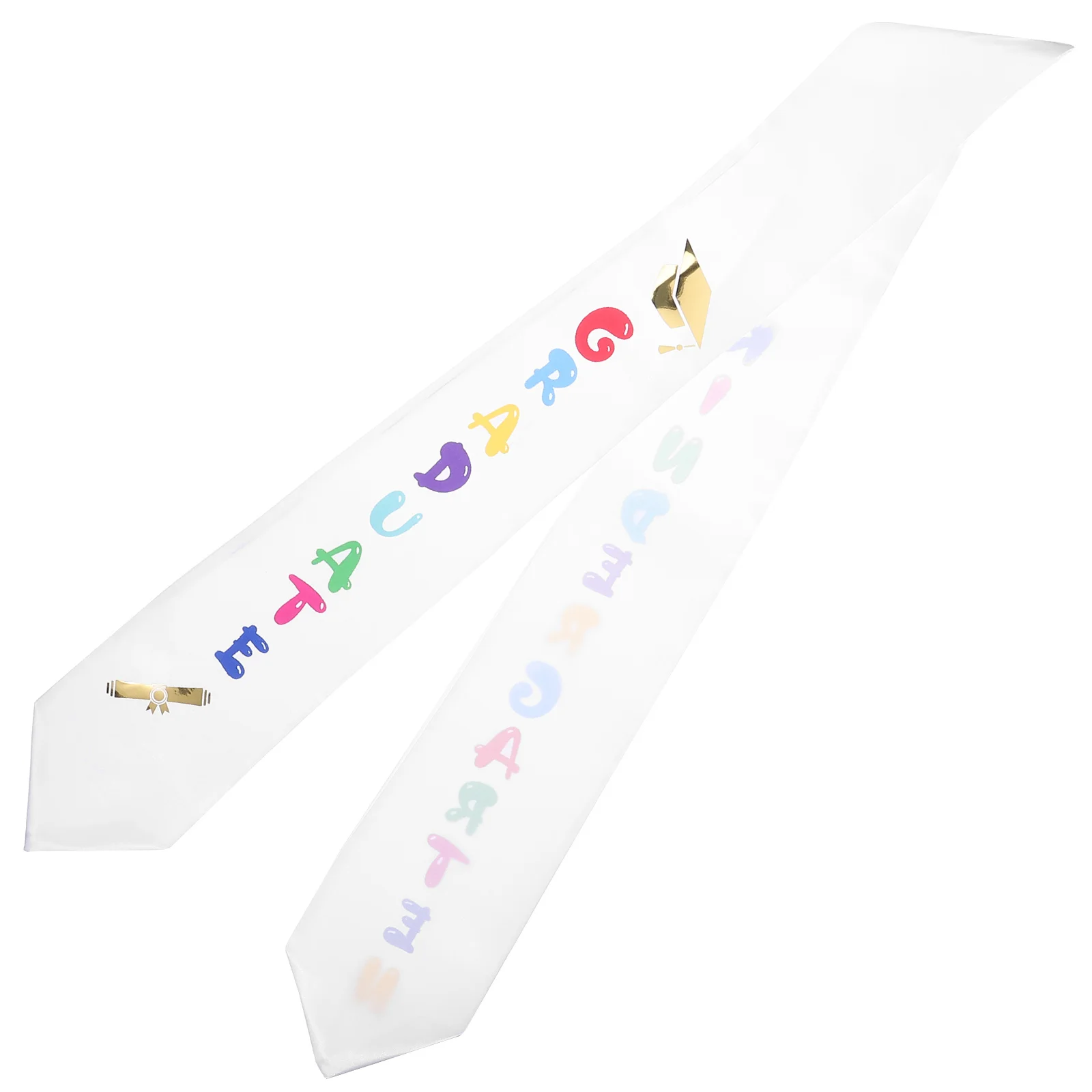 

Satin Shawl Graduation Straps Kindergarten Graduate Sash Ribbon 75x11cm Kid Party Shoulder Fabric Supplies Preschool