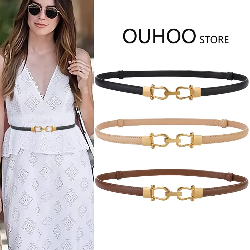 Модный женский тонкий ремень тонкая декоративная рубашка с платьем пояс ретро