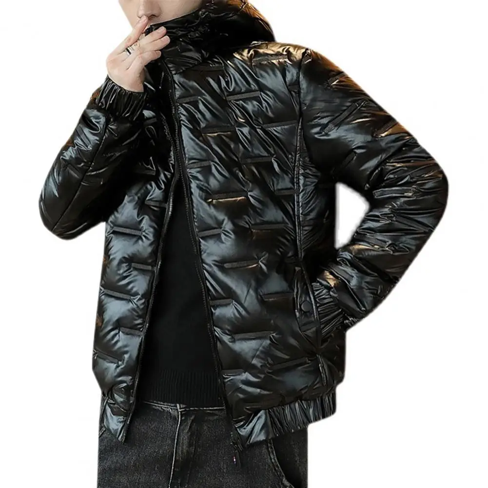 

Мужское зимнее пальто с длинным рукавом, с защитой от ветра