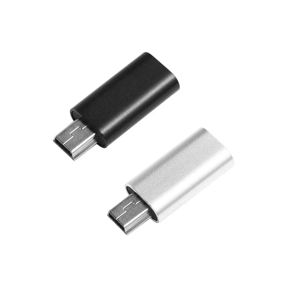 

Male Type C Female Mini USB Male USB2.0 Data Transfer Connector Mini 5 Pin USB Adapter Mini USB To Type-C Connector OTG Adapter