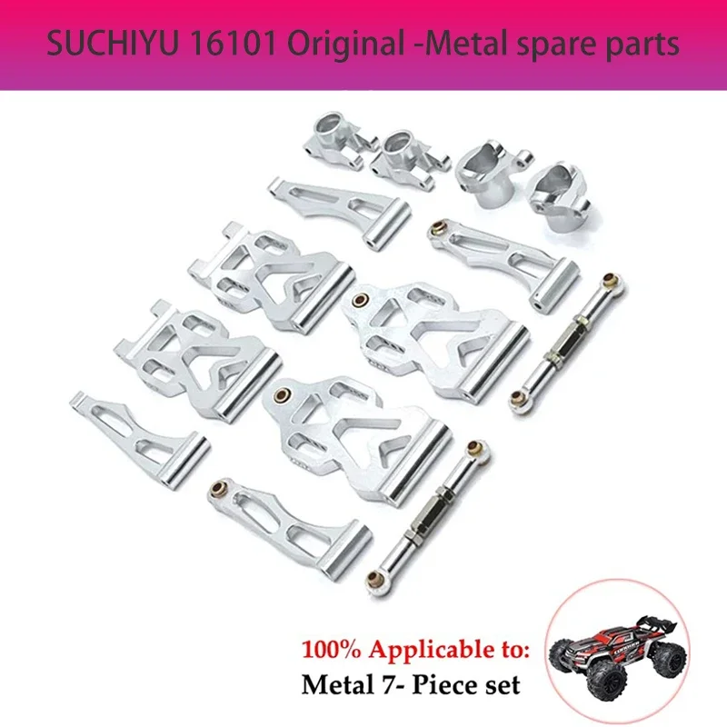 Монтажные решения Metal Para SCY 16101 16102 16103 16106 16201 JJRC Q130 1/16 Piezas Actualización De Coche RC Accesorios