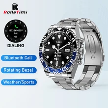 Rollstimi  Smart Watch Sports Fitness Smart Bracelet Full Touch Screen IP68 Bluetooth Call Bracelet For Millet Phone Android ios