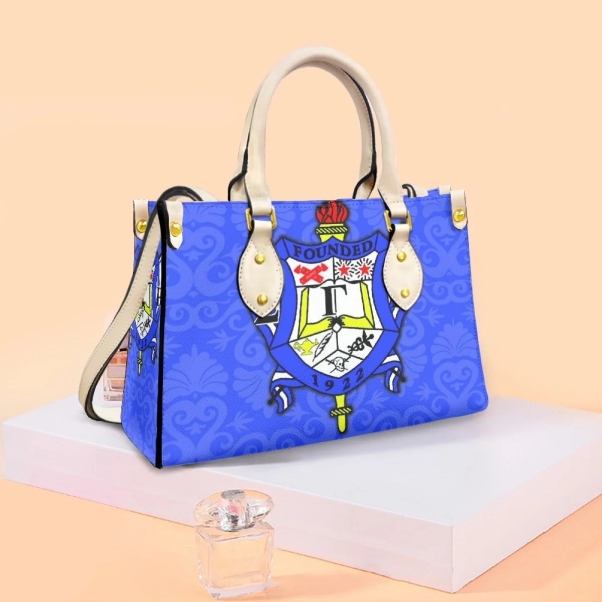 Sigma Gamma Rho Design Women Messenger Bag Handbag Luxury PU Leather Female Cross Body Bags Woman Fashion Party Clutch Girls Bag