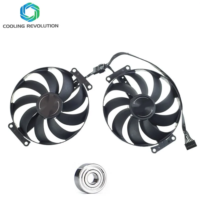 

88MM T129215BU CF9010U12D DC12V 0.45A 6-Pin Graphics Card Fan For ASUS NVIDIA CMP 40HX Cooling Fan