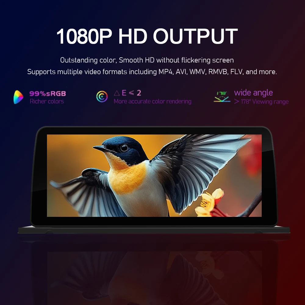 Автомагнитола Android 12.3 дюйма для BMW 5 серии 5GT F07 F10 F11 E60 E61 G30 G38 2004-2020 с беспроводным CarPlay и мультимедийным стереоплеером (art.: 3920d7ccb40cd) - 3920d7ccb40cd