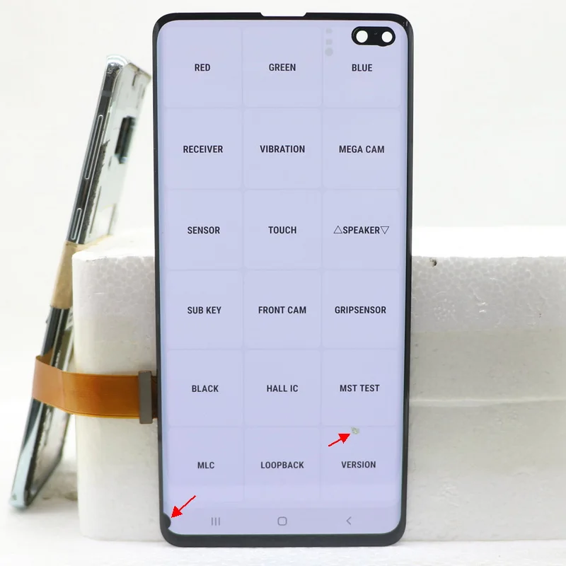 Фото 100% протестированный дисплей для S10 Plus, замена экрана для Samsung Galaxy S10 + G975F, ЖК-дисплей, цифровой преобразователь сенсорного экрана №5