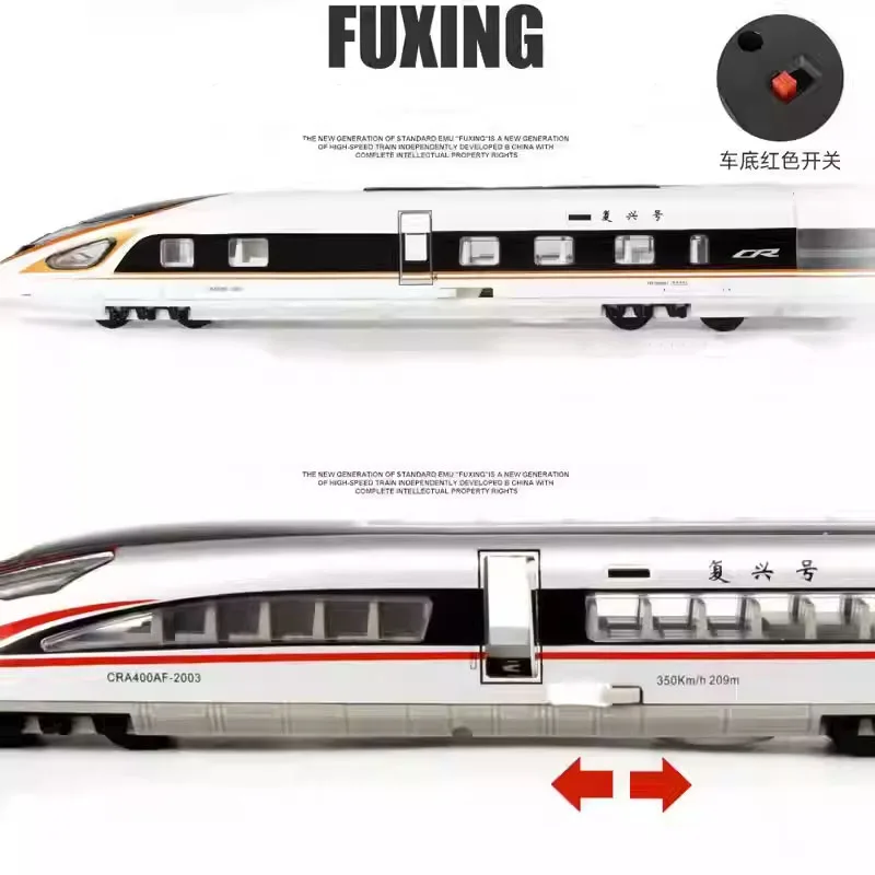 Литой под давлением сплав высокоскоростной поезд имитация электрической модели