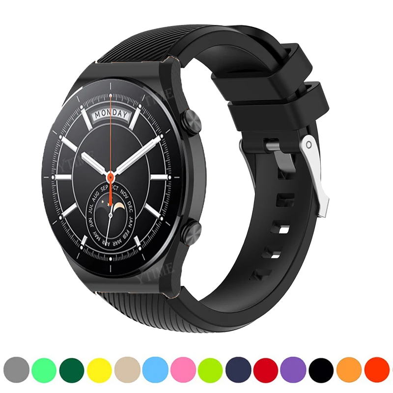 

Ремешок силиконовый для Xiaomi Watch S1 Active, сменный спортивный браслет для Xiaomi MI Watch, цвет 2, 22 мм