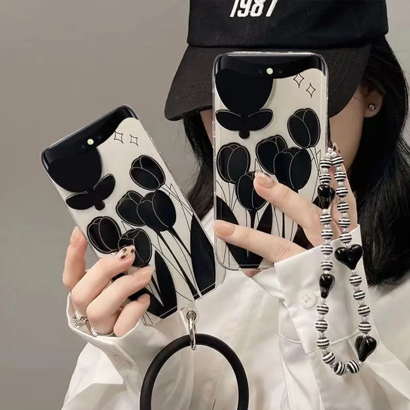 

Suitable For Oppo Find X Phone Case Anti Drop Soft Shell Full Package Fashion Women'S High Appearance