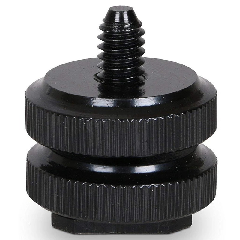 

Camera Hot Shoe Mount To 1/4Inch-20 Tripod Screw Adapter,Flash Shoe Mount For DSLR Camera Rig (Pack Of 8)