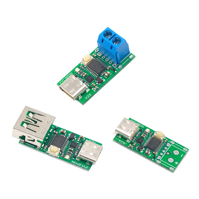 

10 шт., USB-сканер напряжения Type-C, 5 А, 9 В, 12 В, 15 в, 20 в