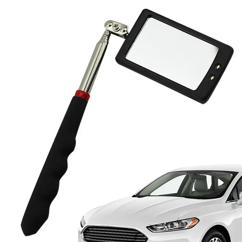 

Гибкое телескопическое зеркало для осмотра с подсветкой, инструмент для наблюдения за транспортными средствами, небольшие детали, удобное