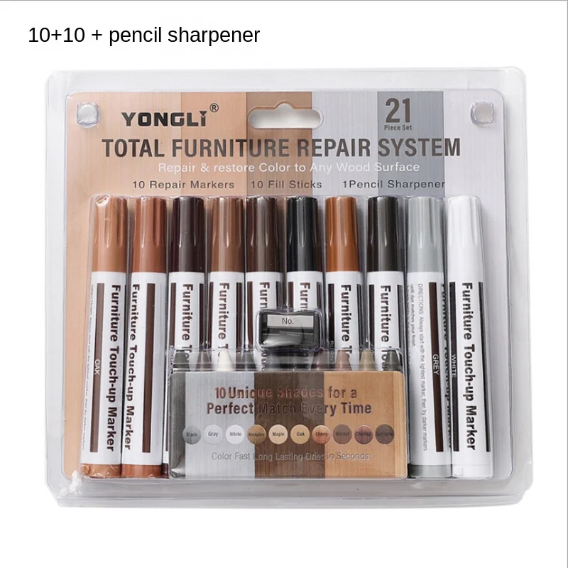 & Filler Sticks Wood Scratches Restore Kit Patch Paint Pen Wood Composite Repair