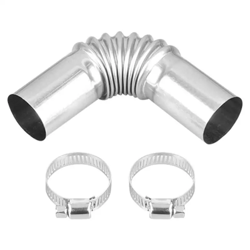 

Air Vent Ducting Exhaust Connector 0.94 Inch Car Heater Warm Air Ducting Pipe Elbow Outlet Connector For Eberspaecher Parking