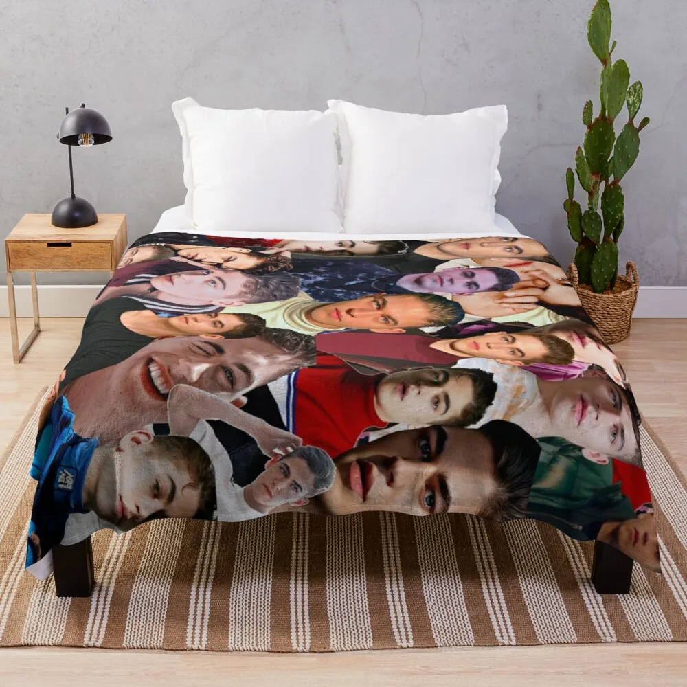 

Hero Fiennes Tiffin Photo Collage Throw Blanket Sofa blanket brand blankets Personalized gift