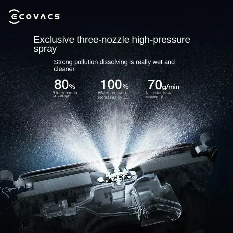 Фото Робот для мытья окон ECOVACS WINBOT W2 — полностью автоматическая мощная бытовая машина для мытья окон 5500 Па №2