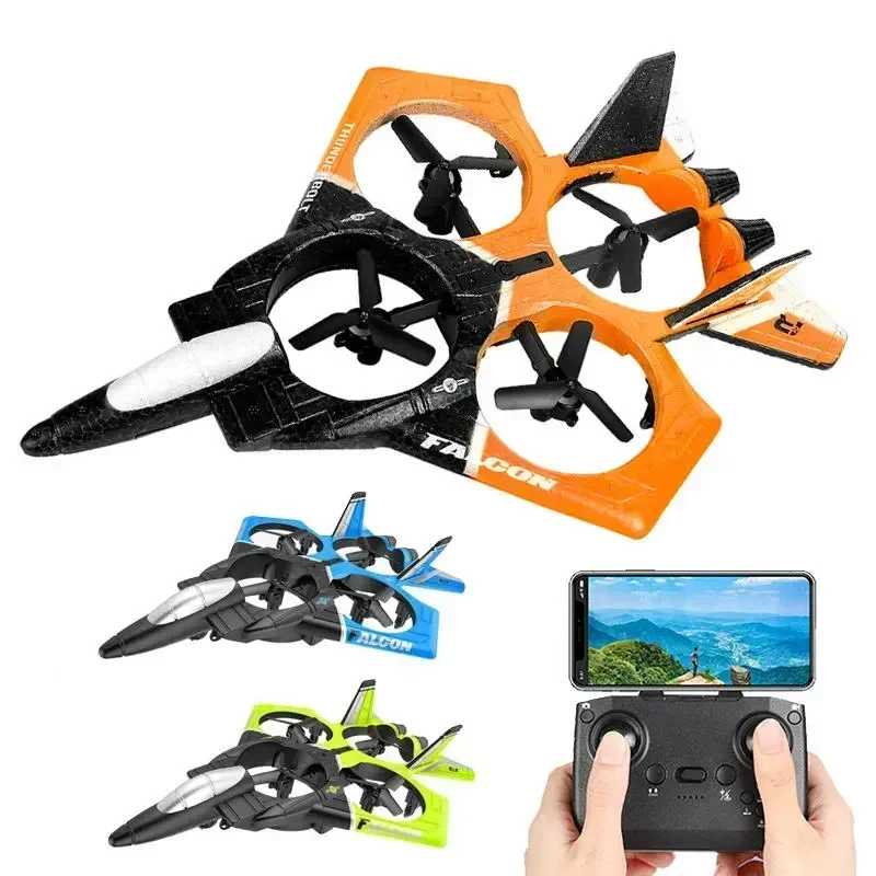 

HJ V17 Aviones A Radio EPP 4CH Quadcopter Remote Control Wireless Airplane Toy Glider Foam Fighter RC Plane With Camera DronToy
