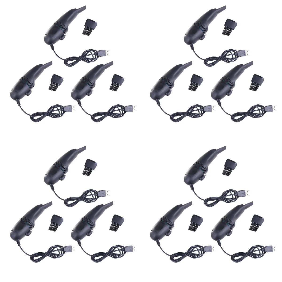 

12 Portable USB Vacuum Keyboard Sweeper Computer Vacuum Cleaner