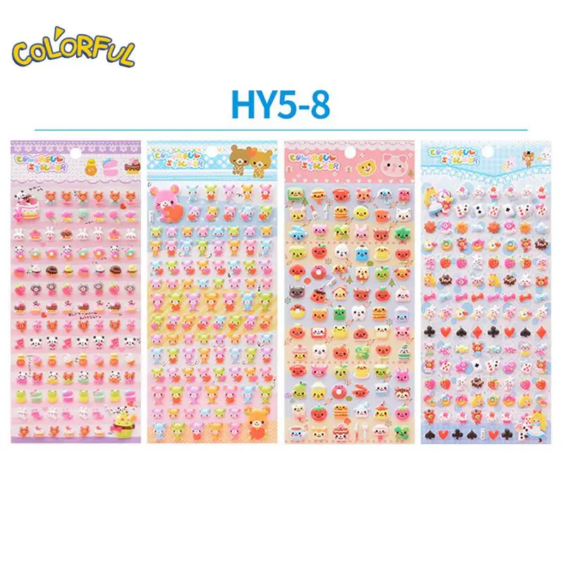 

Cute Mini Animal Stereoscopic 3D Bubble Sticker Diary Sticker Decor Stationery Stickers Animal Stereoscopic 3D Bubble Sticker