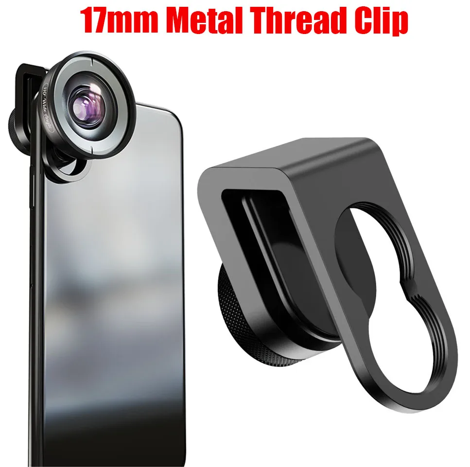 17mm Metal Thread Clip C-Mount Universal Clip for iphone 14 Pro Max 14 Plus 13 12 Pro for APEXEL lens all smartphone Accessories