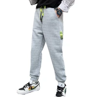 2022 new kids pants 5 14years boys casual pants clothing cotton plaid trousers teenager boy spring sport sweatpants gray black