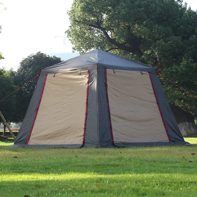 

Двухслойная автоматическая палатка на 4-6 человек, большая Солнцезащитная палатка, навес для кемпинга