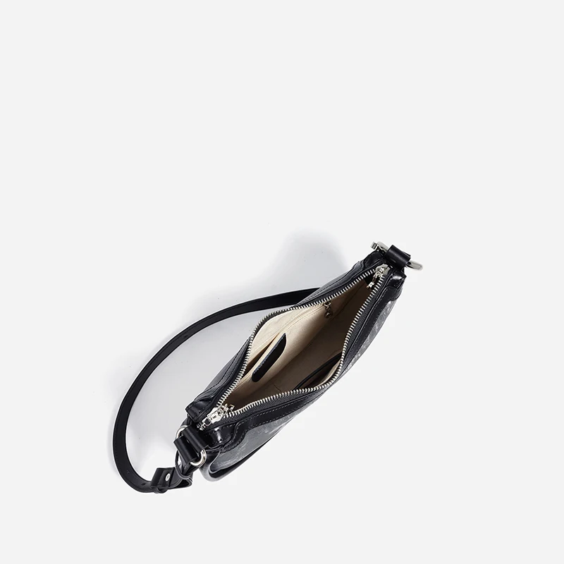 Brand Design Women's Crescent Shoulder Bag Mom Gift Luxury Leather Crossbody 2025 New Underarm Handbag